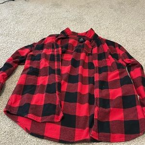 Red and white flannel